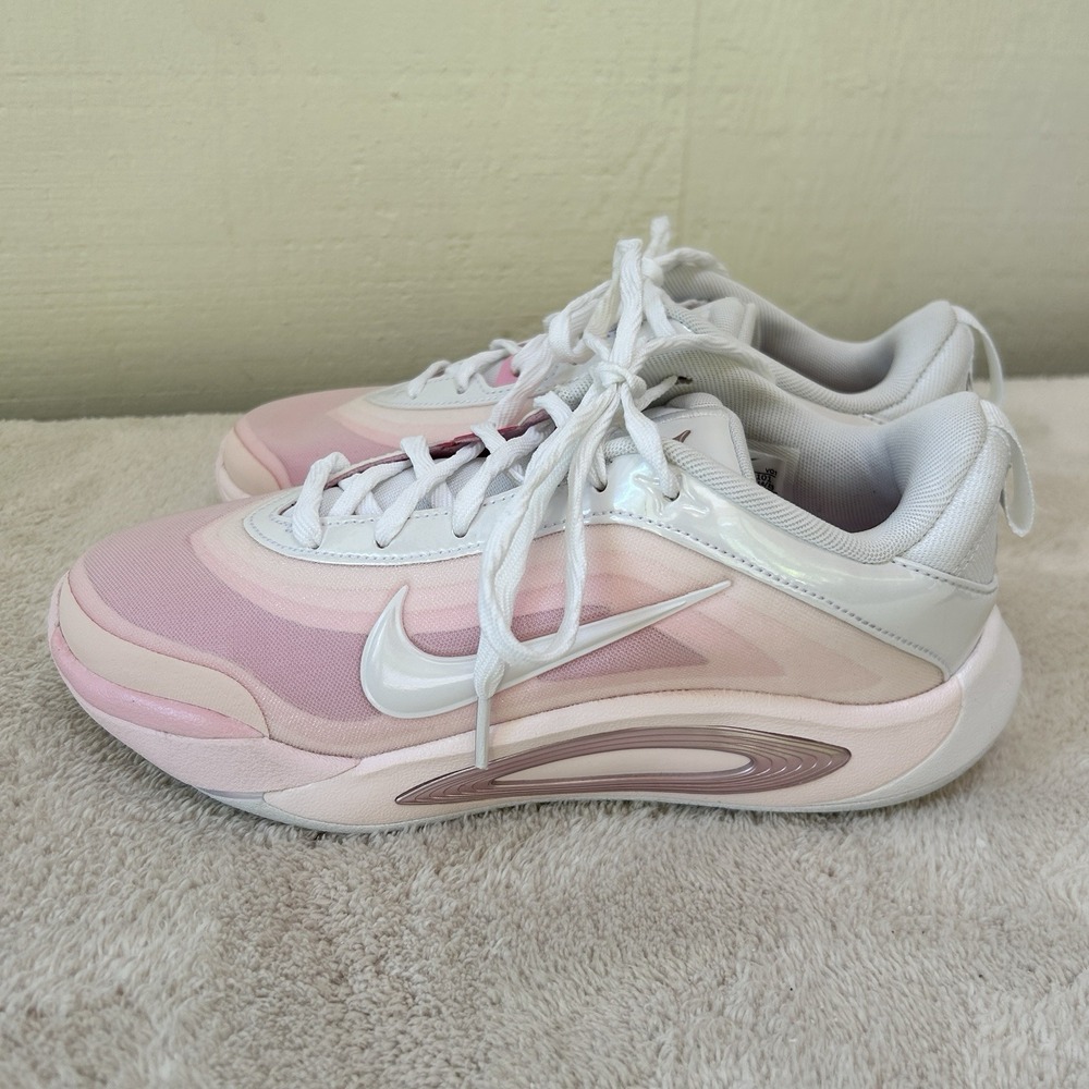 Nike A'one Aja Wilson Women Size 5 ~3.5Y White Perfect Pink Prism Pink HF001-101